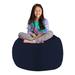 Kids' Stuffed Animal Storage Bean Bag Chair Cover or Toy Organizer