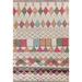 Tribal Oriental Geometric Moroccan Area Rug Hand-knotted Wool Carpet - 7'10" x 10'6"