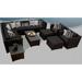 Barbados 12 Piece Outdoor Wicker Patio Furniture Set 12c