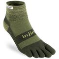 Injinji Herren Trail Midweight Mini-Crew Socks grün