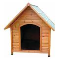 Cuccia in legno con piedini regolabili e comfort termico modello Chalet per cani: Cuccia 72x76x76 cm