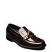 Nunn Bush Keaton Moc Toe Kitle Tassel Loafer - Mens 8 Burgundy Slip On W