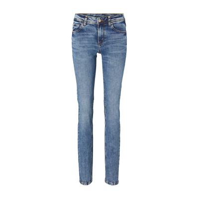 TOM TAILOR Damen TTALEXA Straight Jeans mit Bio-Baumwolle, blau, Uni, Gr. 32/30 Image