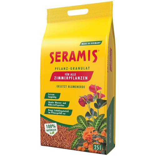 Seramis Tongranulat, für alle Zimmerpflanzen, 25 Liter braun Tongranulat Zubehör Pflanzen Garten Balkon