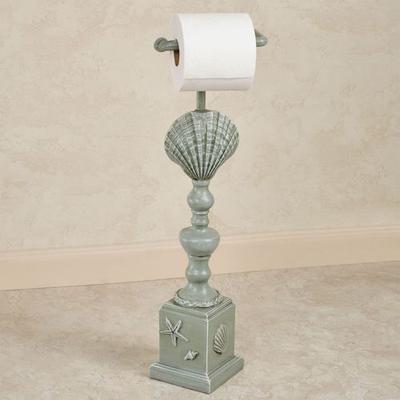Clamshell Toilet Paper Stand Sage , Sage