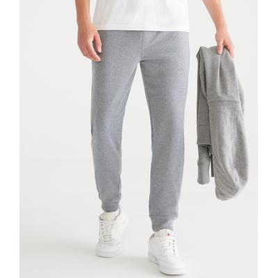 Aeropostale Mens' Solid Jogger Sweatpants - Grey - Size XXL - Cotton
