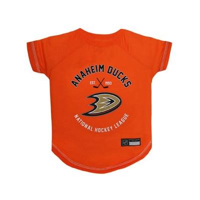 Pets First NHL Dog & Cat T-Shirt, Anaheim Ducks, Small