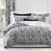 The Tailor's Bed Jafari Standard Cotton Comforter Set Polyester/Polyfill/Cotton in Blue/Navy | Super King Comforter + 2 Shams | Wayfair