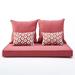 Dakota Fields Indoor/Outdoor Seat/Back Cushion Polyester in Red/Pink | 4 H x 46.6 W x 24 D in | Wayfair 0C5252805E604EB090FF28C9B2E66E01