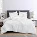 Rosdorf Park Otley Luxury Comforter Set Polyester/Polyfill/Microfiber in White | Queen Comforter + 2 Shams | Wayfair