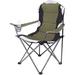 Arlmont & Co. Rolesville Folding Camping Chair Metal in Gray/Green | 7 H x 41 W x 13 D in | Wayfair 38EED2CE84F44A81A396B75A8CE4659B