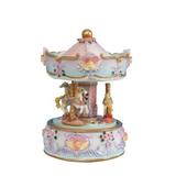 Trinx Angel Bust Carousel Turns To The Melody A Little Night Music Figurine Stone in Brown/Gray | 4.3307 H x 6.4961 W x 4.3307 D in | Wayfair