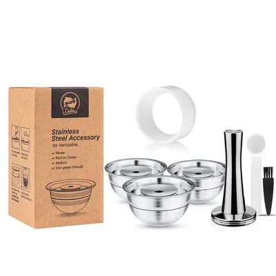 RECAFIMIL-Capsules réutilisables pour café expresso filtre à café accessoires Barista Vertuoline