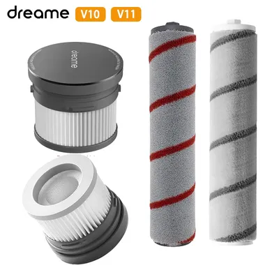 Kit de pièces de rechange pour aspirateur Dreame V10 V11 filtre HEPA brosse à rouleau brosse à