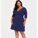 Torrid Dresses | Navy Belted Jersey Shirt Dress | Color: Red | Size: 2x