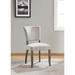 Crossroads Modern Dane Chair in Grey Putty (Set of Two)