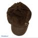 Disney Accessories | Disney Mickey Knitted Newspaper Boy Hat | Color: Brown | Size: Os