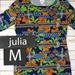Lularoe Dresses | Julia Dress | Color: Blue/Green | Size: M