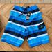 Adidas Swim | Adidas Water Stripe Swim Shorts (Boys M) | Color: Black/Blue/White | Size: Mb
