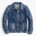 J. Crew Jackets & Coats | J.Crew | Work Wear Denim Jacket Size Xxs Barn Jacket Jean Jacket | Color: Blue | Size: Xxs