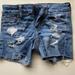 American Eagle Outfitters Shorts | American Eagle Light Washed Denim Shorts | Color: Blue | Size: 0