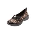 Women's CV Sport Greer Slip On Sneaker by Comfortview in Leopard (Size 12 M)