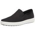 ECCO Men's Soft 7 Slip On 2.0 Sneaker, Black/Black, 10.5/11 UK