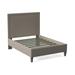 Braxton Culler Emory Upholstered Bed Upholstered in Gray/White/Brown | 65 H x 67 W x 88 D in | Wayfair 808-021/0851-73/GREYSTONE