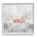 August Grove® Baby Piglets Bath Time Cute Animal - Graphic Art Print on Wood in Brown | 12 H x 12 W x 1.5 D in | Wayfair