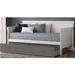 Canora Grey Breccia Daybed Wood in White | 39 H x 82 W x 42 D in | Wayfair 8EF46695E2584B9C93FD36E2A8E6E926