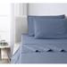 SPLENDID HOME 300 Thread Count 100% Cotton Percale Sheet Set Cotton Percale in Blue | King | Wayfair 2000002036