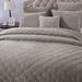 House of Hampton® Bakken Reversible Bedspread Set Polyester/Polyfill/Microfiber/Flannel/Velvet in Gray/White | Full Quilt + 2 Shams | Wayfair