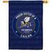Breeze Decor Seabees Proud Sister Sailor House 2-Sided Polyester 40 x 28 in. House Flag in Blue | 40 H x 28 W in | Wayfair