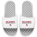 Men's ISlide White Oklahoma Sooners Basketball Wordmark Slide Sandals