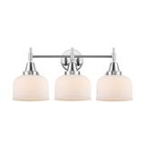 Steelside™ Gayle 3 - Light Dimmable Vanity Light in Gray/White | 11 H x 26 W x 9 D in | Wayfair 78E3CE4BDA504A648FE420527A9664FC