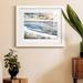 Highland Dunes Endless Horizon - Picture Frame Graphic Art Paper, Solid Wood in Black/Blue/Gray | 17 H x 20 W in | Wayfair