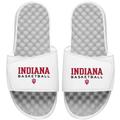 Men's ISlide White Indiana Hoosiers Basketball Wordmark Slide Sandals