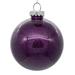 Vickerman 671771 - 4.75" Plum Glitter Ball Christmas Tree Ornament (4 pack) (N211226)