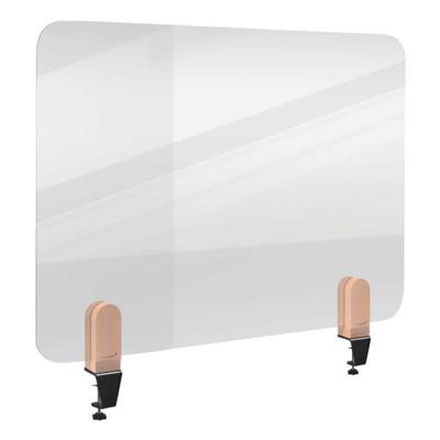Legamaster Tischtrennwand transparent »ELEMENTS« 60x80 cm Klemmhalterung transparent, 80x60x0.5 cm