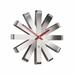 Umbra 12 Inch Diameter Ribbon Steel Analog Accent Clock
