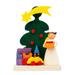 2.5" Green Red Yellow Angel Toys Christmas Tree Graupner Ornament