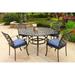 Arcadia 5-piece Outdoor Aluminum Dining Set with Cushions
