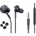 OEM InEar Earbuds Stereo Headphones for Spice Mi-426 Smart Flo Mettle 4.0X Plus Cable - Designed by AKG - with Microphone and Volume Buttons (Black)
