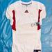 Adidas Shirts | Adidas Techfit Hyped Football Jersey | Color: Red/White | Size: M