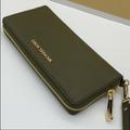 Michael Kors Bags | Michael Kors Jet Set Travel Lg Trvl Continental Phone Case Wristlet Wallet Nwt | Color: Gold/Green | Size: Large