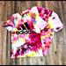 Adidas Shirts | Custom Tie Dye Adidas T-Shirt Men’s Size S, M & L | Color: Green/Red | Size: M