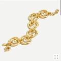 J. Crew Jewelry | J Crew Loopy Hoop Chain Bracelet, Nwt | Color: Gold | Size: Os