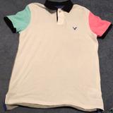 American Eagle Outfitters Shirts | Colorblock American Eagle Shirt Size M | Color: White | Size: M