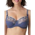 Primadonna Deauville 0161810/0161811-NIS Women's Nightshadow Blue Embroidered Non-Padded Underwired Full Cup Bra 40C