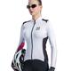 Santic Cycling Jerseys for Women Long Sleeves Womens Cycling Shirt Bike Jersey MTB Jersey for Women White EU XS